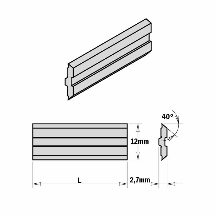 HM Centrostar/Centrofix-Hobelmesser