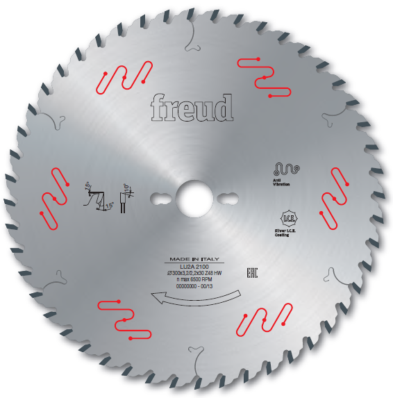 Sägeblätter zum Längs- und Querschneiden von Holzplatten - Freud Silver I.C.E.