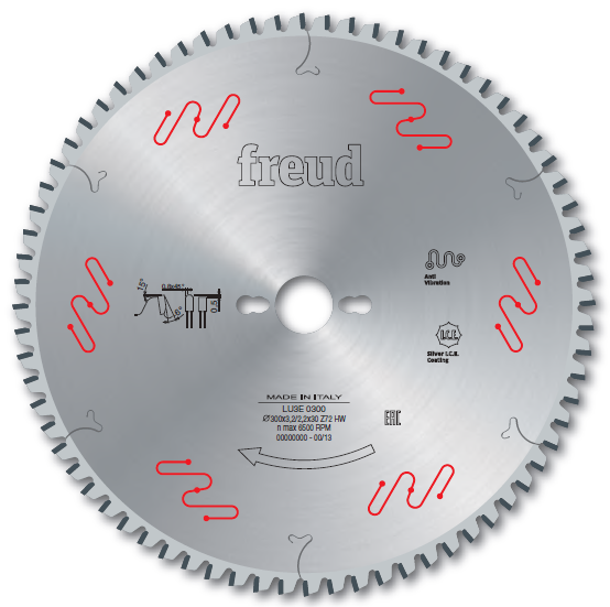 Sägeblätter zum Schneiden von beidseitig beschichteten Platten - Freud Silver I.C.E.