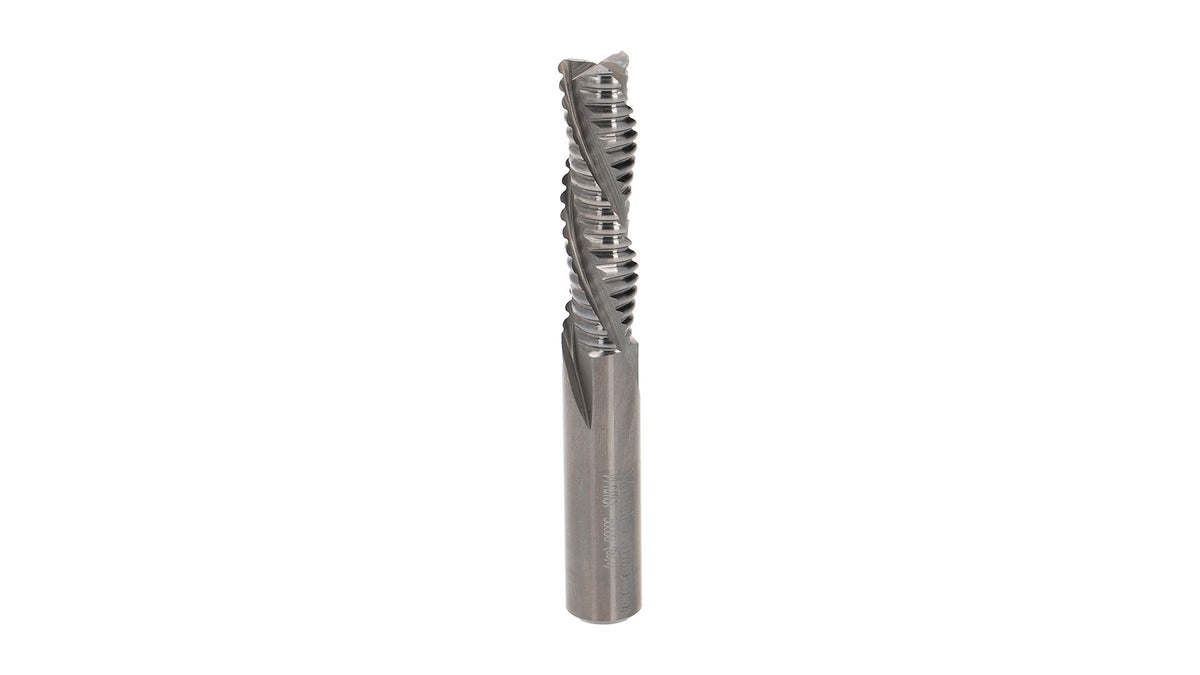 Freud Schruppfräser – rechtsschneidend mit Linksspirale Z3, Blattdurchmesser 12 · Schnitthöhe 42 · Schaft 12 · SCH3DRN520R